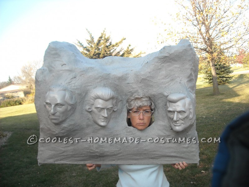 Original Homemade Mount Rushmore Patriotic Costume
