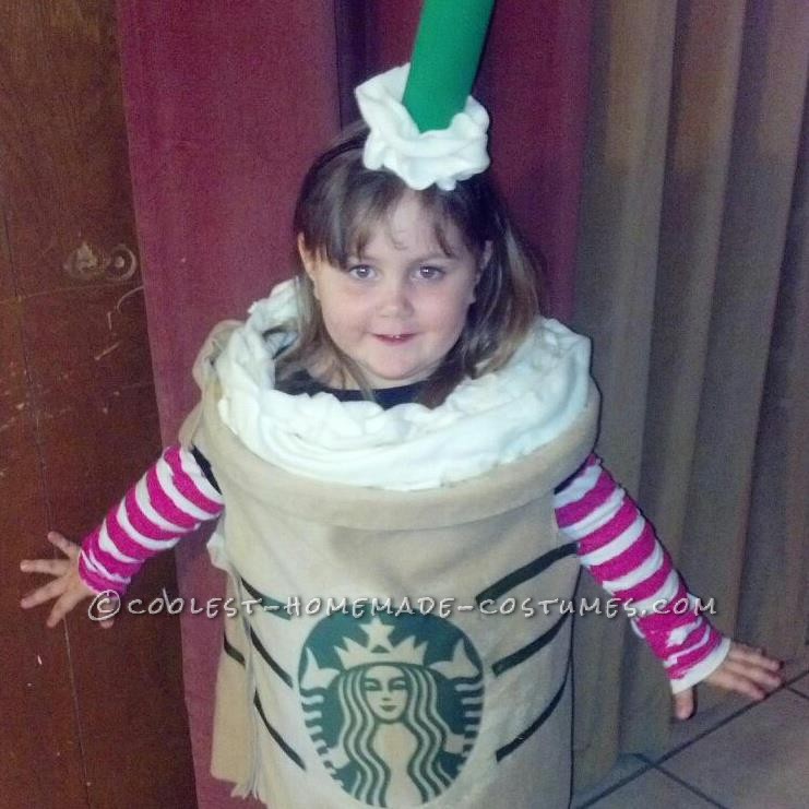 Coolest No-Sew Coffee Costume (Was a Hit Everywhere we Went!)