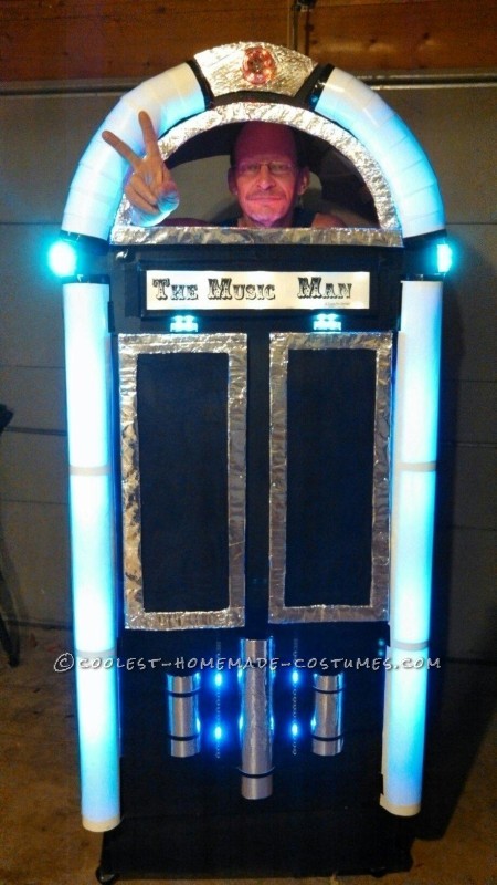 Cool Homemade Music Man Juke Box Costume