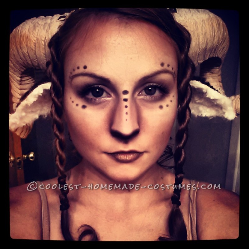 Beautiful Homemade Satyr Costume