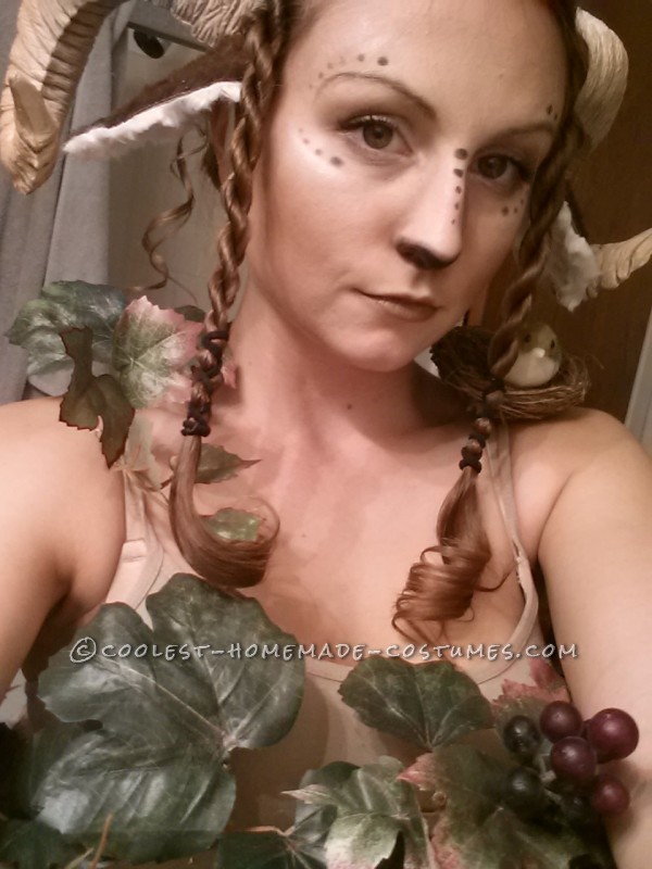 Beautiful Homemade Satyr Costume