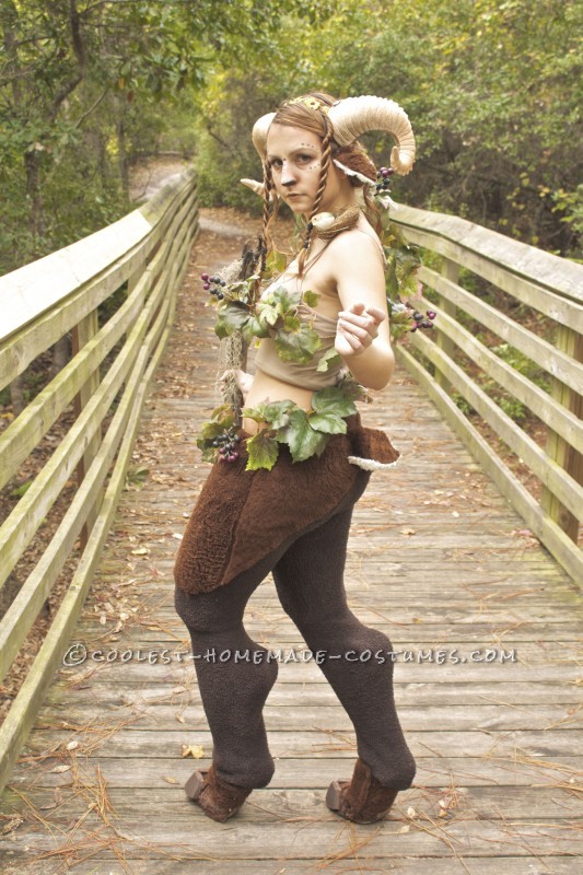 Beautiful Homemade Satyr Costume