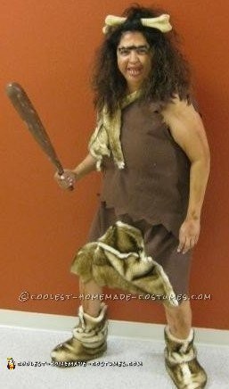 Cool DIY Cave Woman Costume