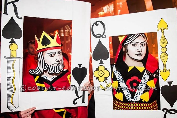 A Royal Pair: King of Spades and the Black Maria Couple Costume