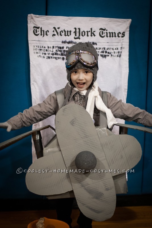 DIY Amelia Earhart Costume with a Twist
