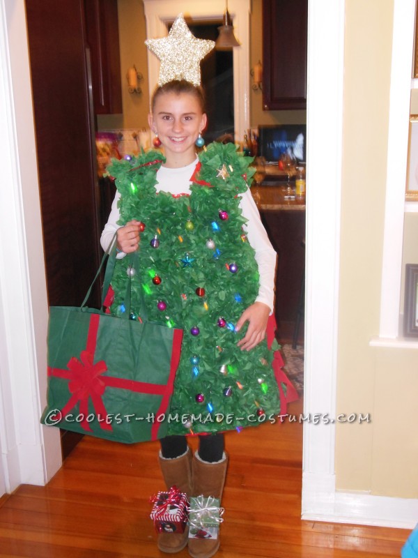 Cool Twinkling Christmas Tree Costume