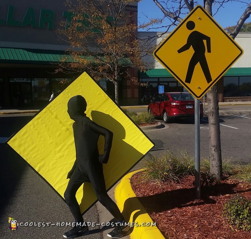 Pedestrian X-ing Morph Suit Costume