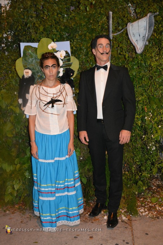 The Artists - Frida Kahlo and Salvador Dali Couple Costume