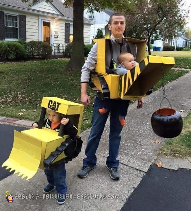 The Wrecking Crew Dad and Boys Costumes