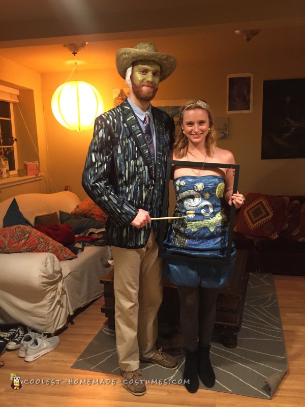 Van Gogh and Starry Night Creative Couple Costume