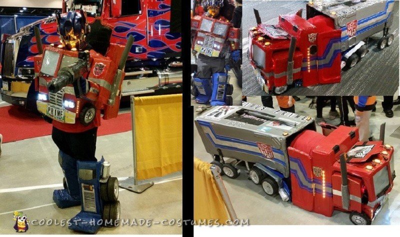 diy optimus prime costume