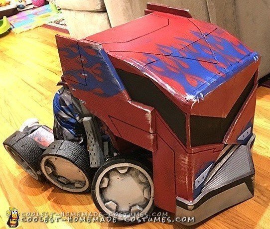 Transformers Converting Optimus Prime Costume for Boys
