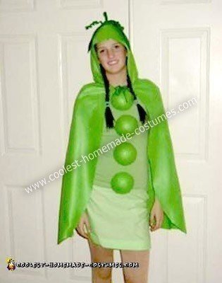 Homemade Sweet Pea Costume