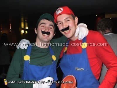 Coolest Homemade Mario and Luigi Costumes for Halloween
