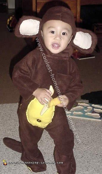 Baby Monkey Costume Halloween Fancy Dress 
