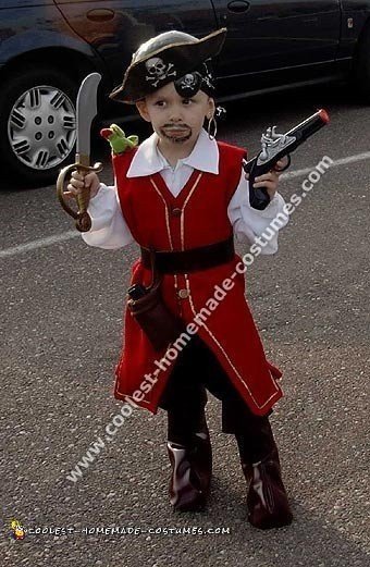 Clothing Boys Clothing Costumes Handmade Pirate Costume children size 1 through 5 for boys 