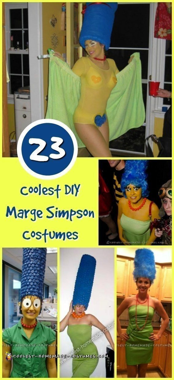 Coolest Simpsons Group Costume  Homemade couples costumes, Simpsons  costumes, Bart simpson costume