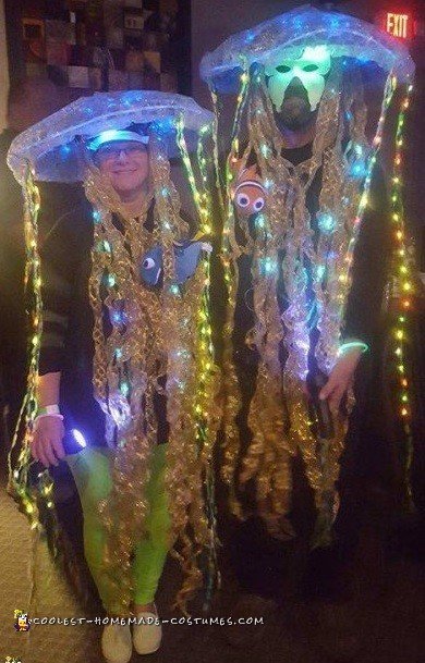 Cool DIY Glowing Jellyfish Costumes for Halloween
