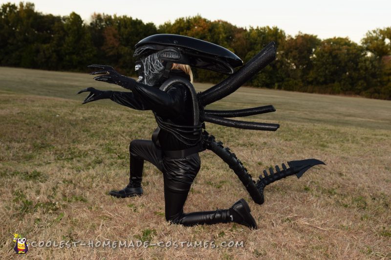 Awesome Homemade Alien Xenomorph Costume