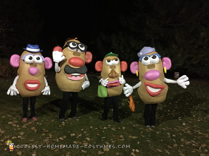 Coolest Mr Potato Head Family