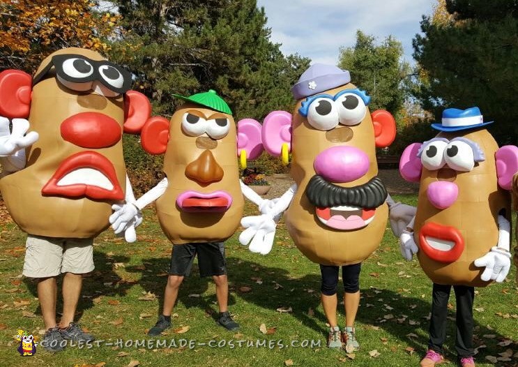 Coolest Mr Potato Head Family