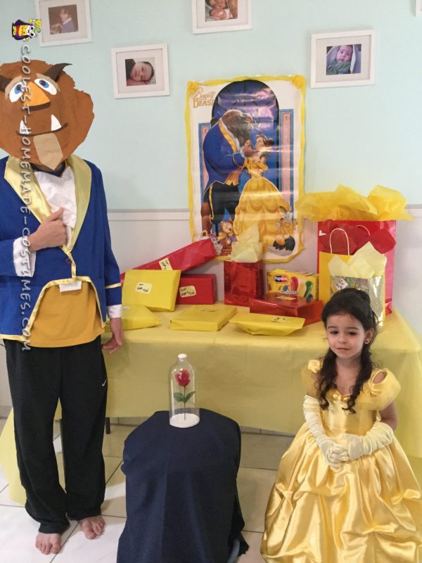 Easiest Beauty & The Beast toddler costume