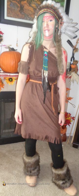 DIY Indian Costume - Warrior Princess