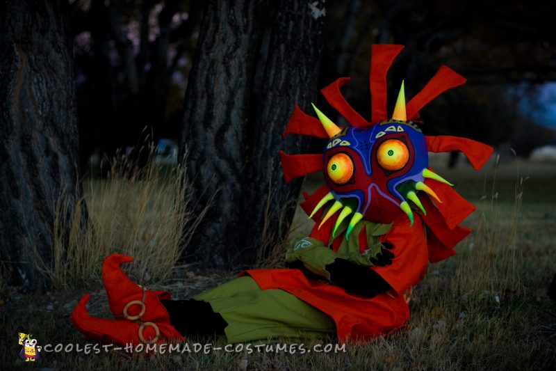 Showstopping Skull Kid Costume from Legend of Zelda!