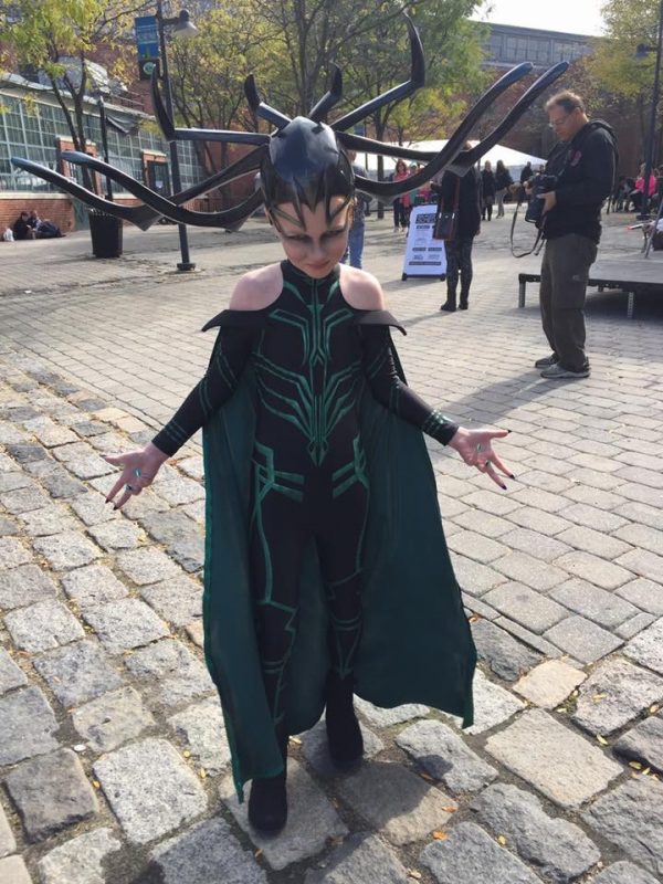 Hela goddess of death costume