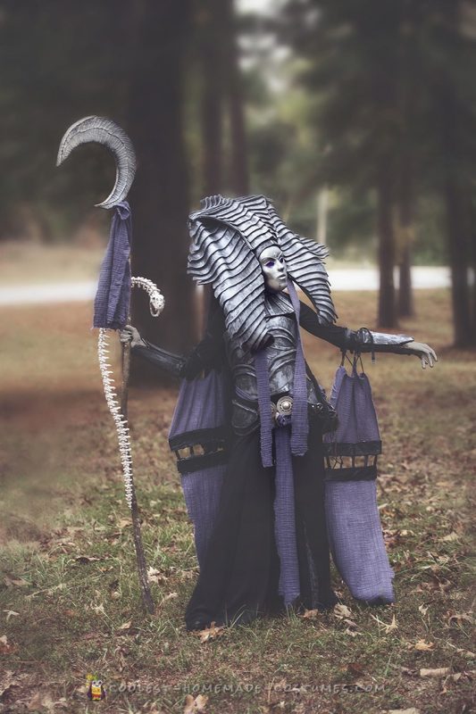 Cleopsis, Eater of death costume!