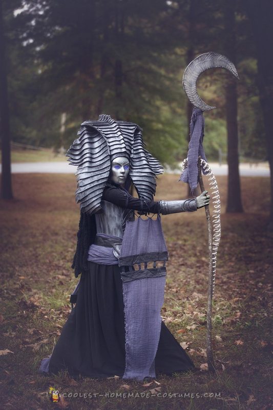 Cleopsis, Eater of death costume!