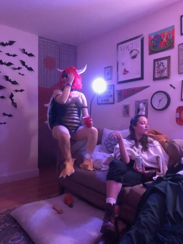 Easy Bowser Costume for Adults