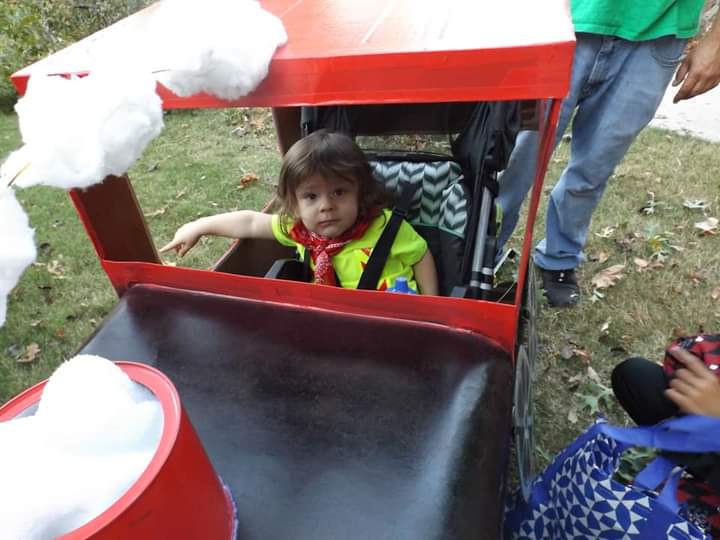 Coolest Train Engineer Stroller Costume