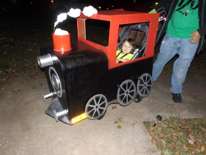 Coolest Train Engineer Stroller Costume