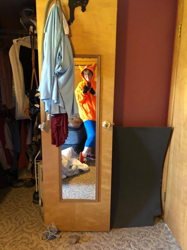 Crash Bandicoot costume during the quarantine!
