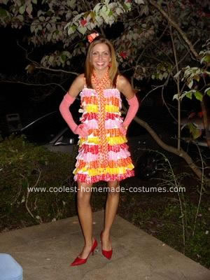 Coolest Homemade Lady of Starburst Costume