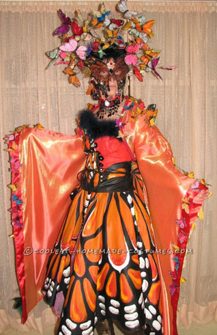 Artistic Homemade Madame Butterfly Costume
