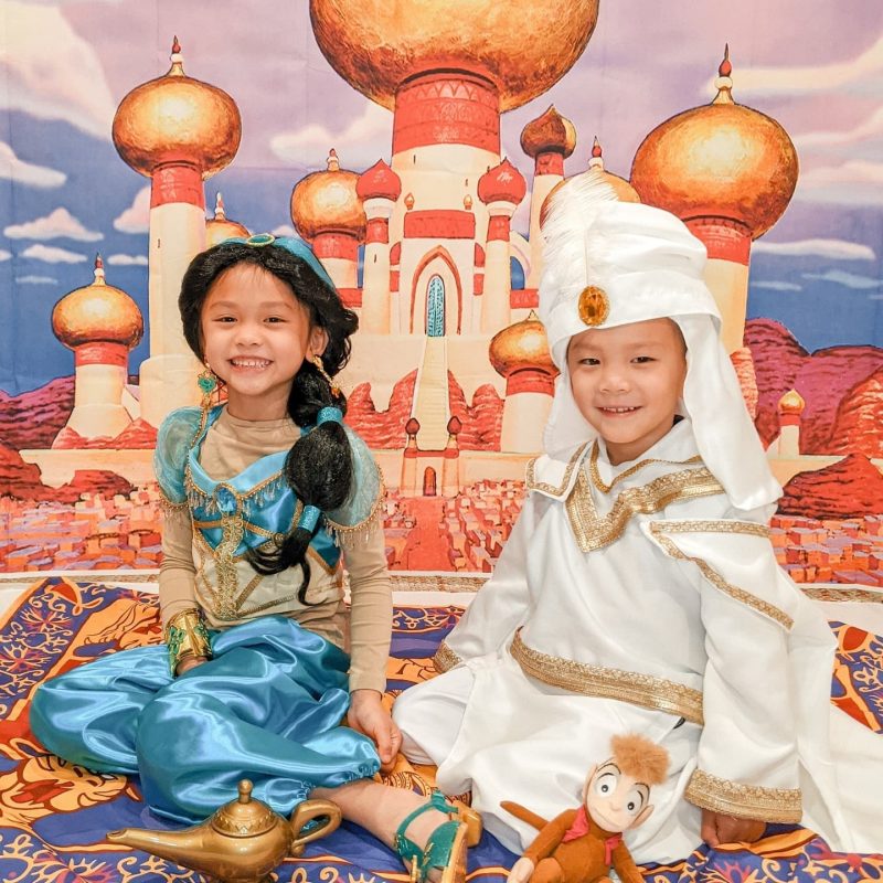 A ride on a magic carpet with Prince Ali? Or is it Aladdin?