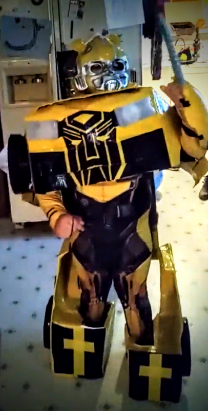 Cool Bumblebee Transformer Costume