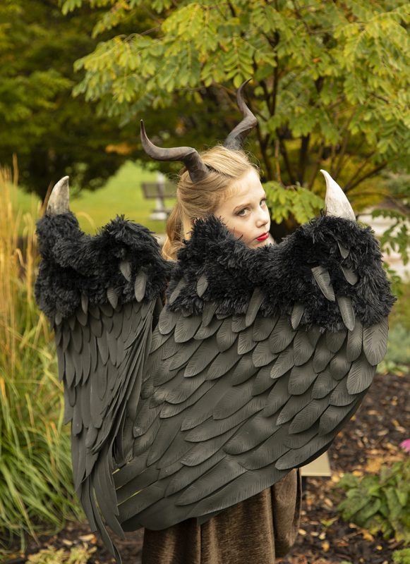 Coolest Homemade Maleficent Costume for a Girl