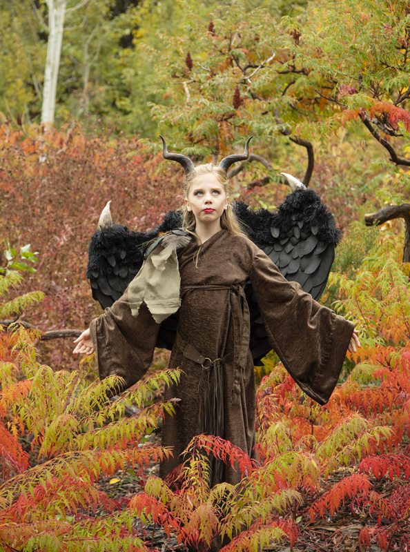 Coolest Homemade Maleficent Costume for a Girl