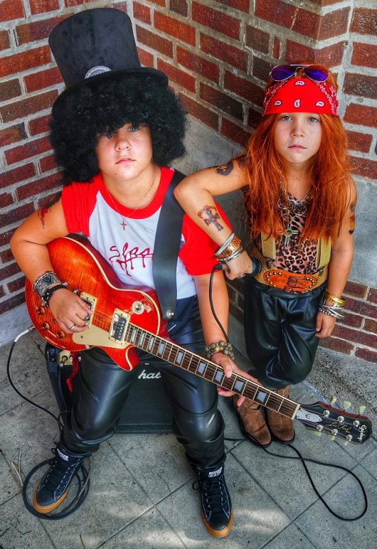 Coolest DIY Family Halloween Costume - Guns N' Roses Costumes