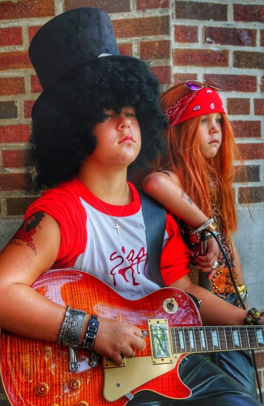 Coolest DIY Family Halloween Costume - Guns N' Roses Costumes