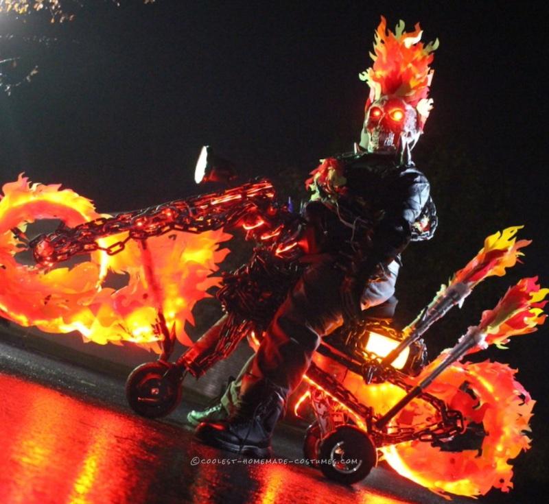 Homemade Ghost Rider Costume