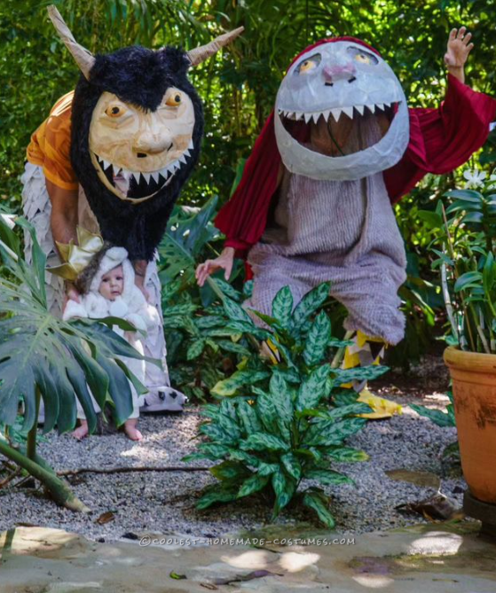 Amazing Homemade Where the Wild Things Are Family Costumes