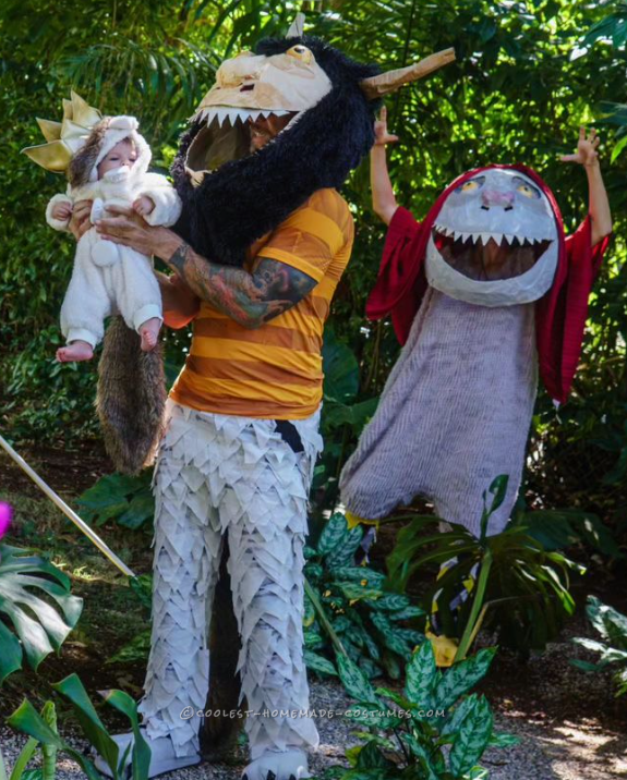 Amazing Homemade Where the Wild Things Are Family Costumes