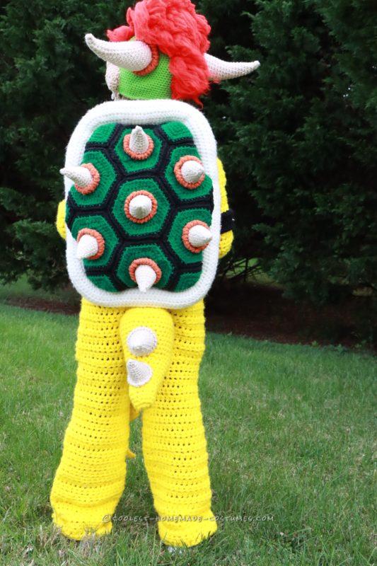 Bowser crochet suit