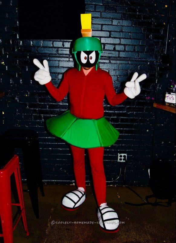 Coolest Home Made Marvin The Martian Costume!