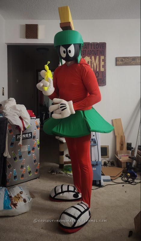 Coolest Home Made Marvin The Martian Costume!