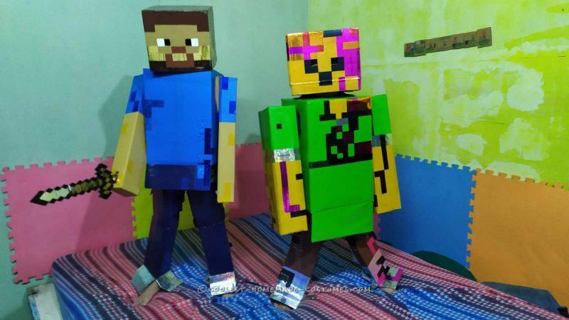 Unleash Your Inner Minecraft Hero with Herobrine and Giant Alex Halloween Costumes